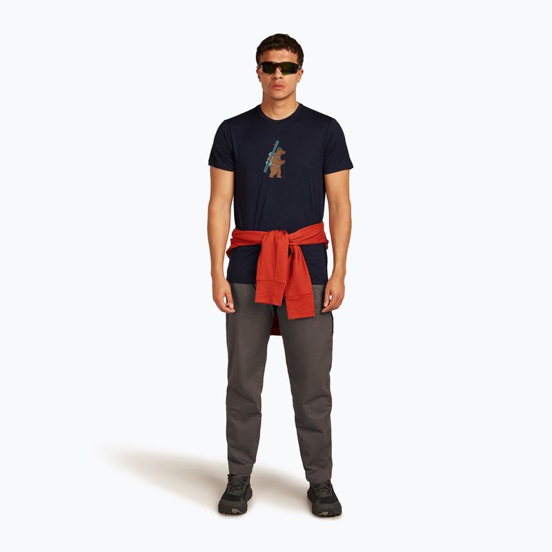 Мъжка тениска icebreaker Merino 150 Tech Lite Bear Tour midnight navy 4
