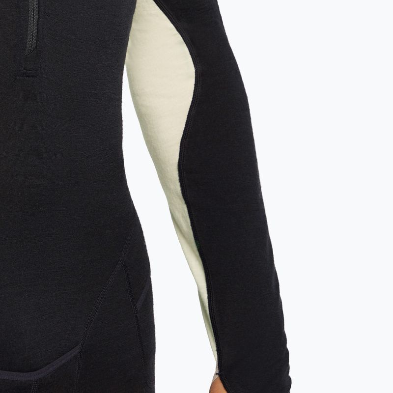 Мъжки термоактивен гащеризон icebreaker Merino 200 Oasis+ черен/неоцветен/cb 11