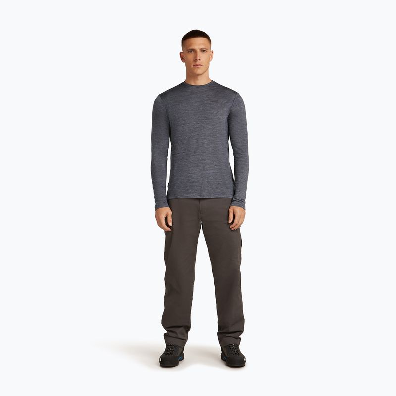 Дълъг ръкав мъжки трекинг icebreaker Merino 125 Cool-Lite Sphere III Tee midnight navy heather 2