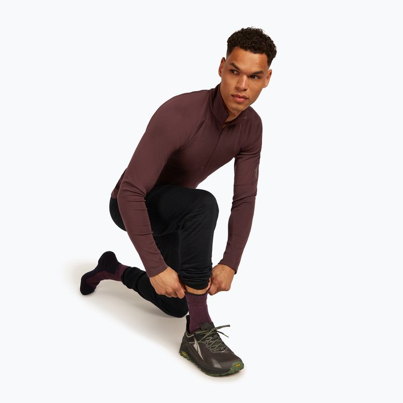 Мъжки чорапи icebreaker Merino Hike+ Heavy Crew java/black 4