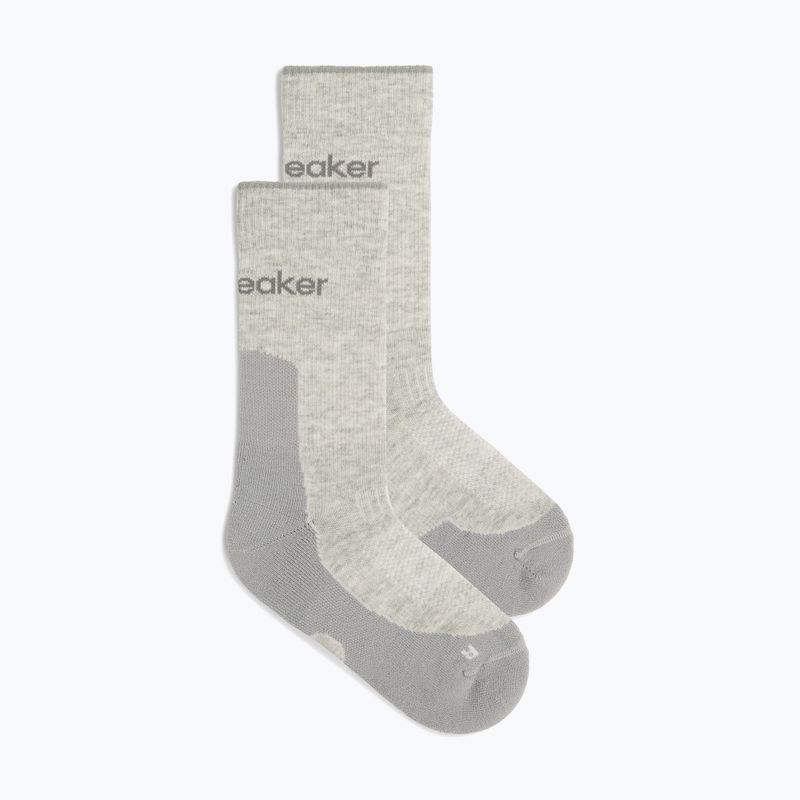 Мъжки чорапи Icebreaker Merino Hike+ Light Crew blizzard heather/alloy 2