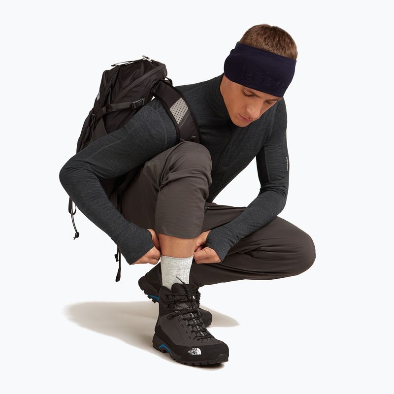 Мъжки чорапи Icebreaker Merino Hike+ Light Crew blizzard heather/alloy 5
