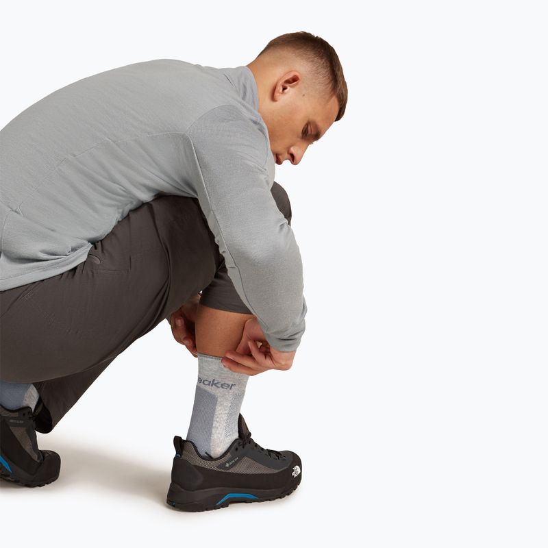 Мъжки чорапи Icebreaker Merino Hike+ Medium Crew blizzard heather/alloy 5