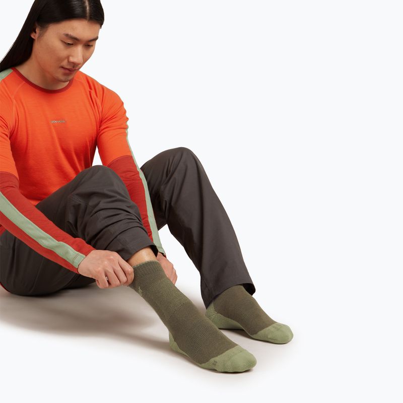 Icebreaker Merino Hike+ Medium Crew мъжки чорапи loden/lichen 3