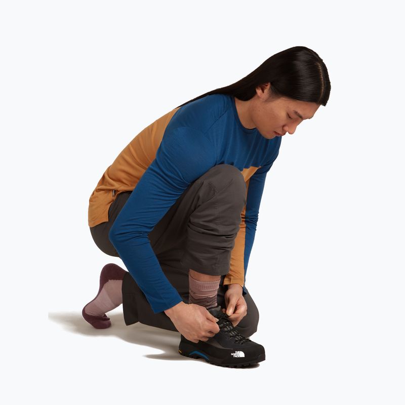 Мъжки чорапи Icebreaker Merino Hike+ Medium Crew Across the Peaks summit/java/obsidian 5