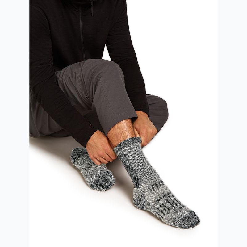 Мъжки чорапи Icebreaker Merino Hike+ Mountaineer Mid Calf Jet Heather/Black 4