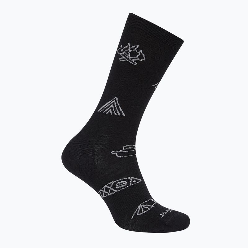 Мъжки чорапи Icebreaker Merino Ultralight Crew Camp Ess black/alloy