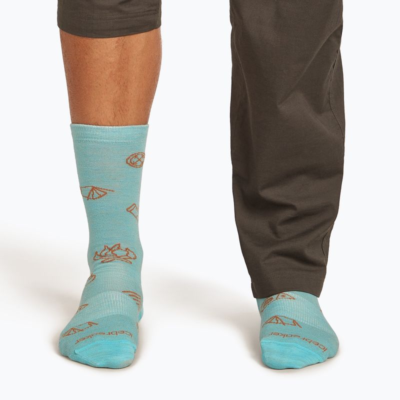 Мъжки чорапи Icebreaker Merino Ultralight Crew Camp Ess hydro/trail 4