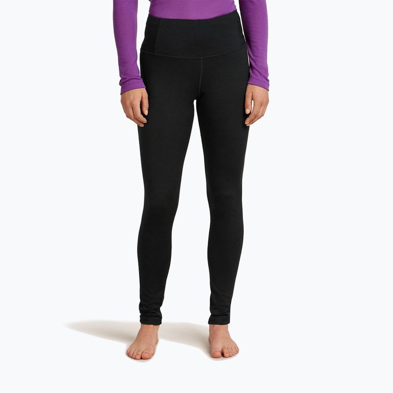 Дамски термоактивни клинове icebreaker Merino 200 Oasis High Rise черен