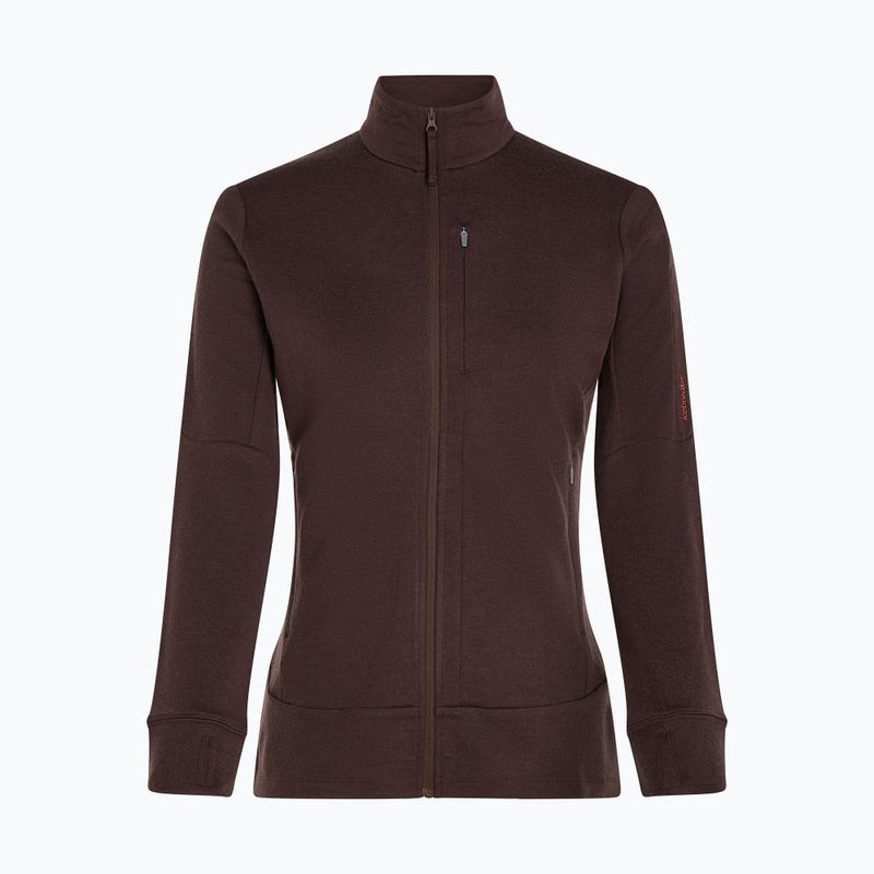 Дамски суитшърт Icebreaker Merino 260 Quantum Zip java 9