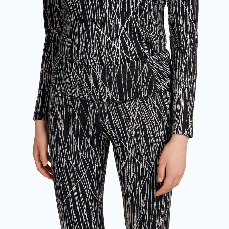 Дамски термоактивен клин Icebreaker Merino 260 Tech Vertex High Rise Delta Lines AOP black/snow/j 4