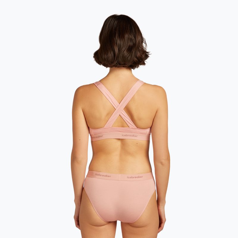 Термоактивен сутиен Icebreaker Merino 125 Cool-Lite Sprite Racerback blush 4