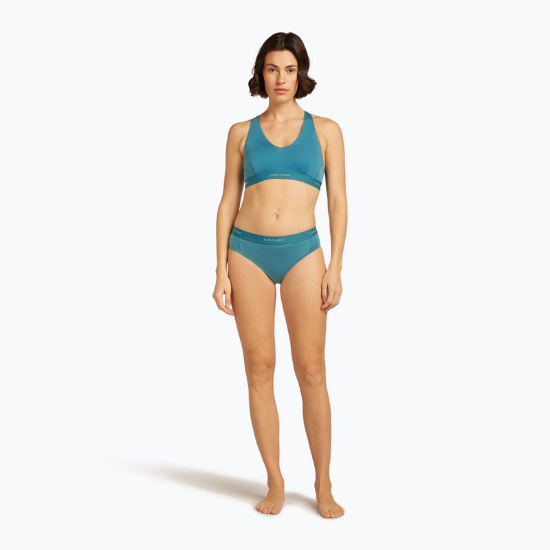 Дамски термални гащи Icebreaker Merino 125 Cool-Lite Sprite Hipster topaz 3