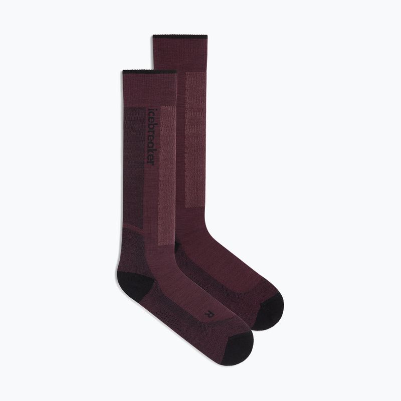 Дамски скиорски чорапи Icebreaker Merino Ski+ Light OTC java/black/summit 2