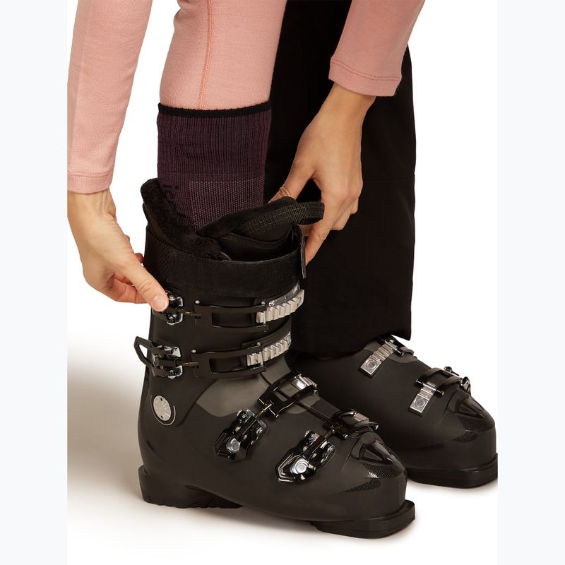 Дамски скиорски чорапи Icebreaker Merino Ski+ Light OTC java/black/summit 5