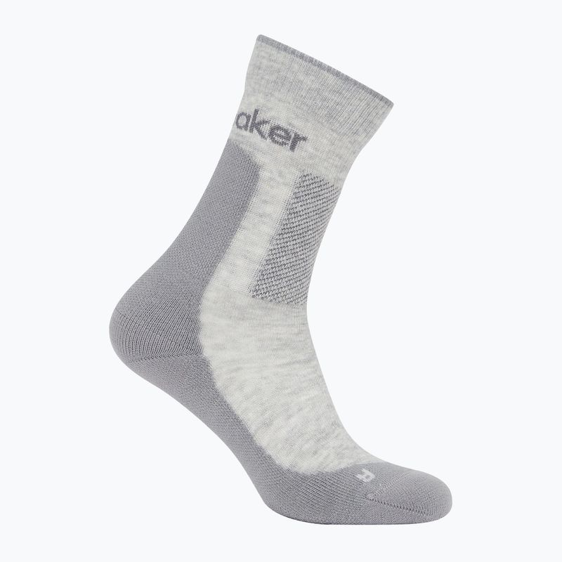 Icebreaker дамски чорапи Merino Hike+ Medium Crew blizzard heather/alloy