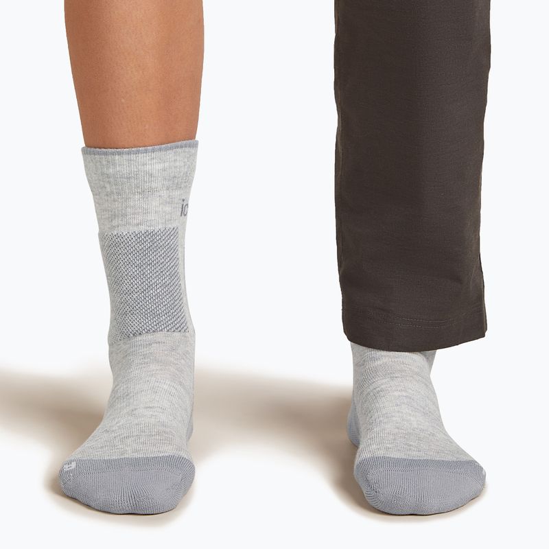 Icebreaker дамски чорапи Merino Hike+ Medium Crew blizzard heather/alloy 4