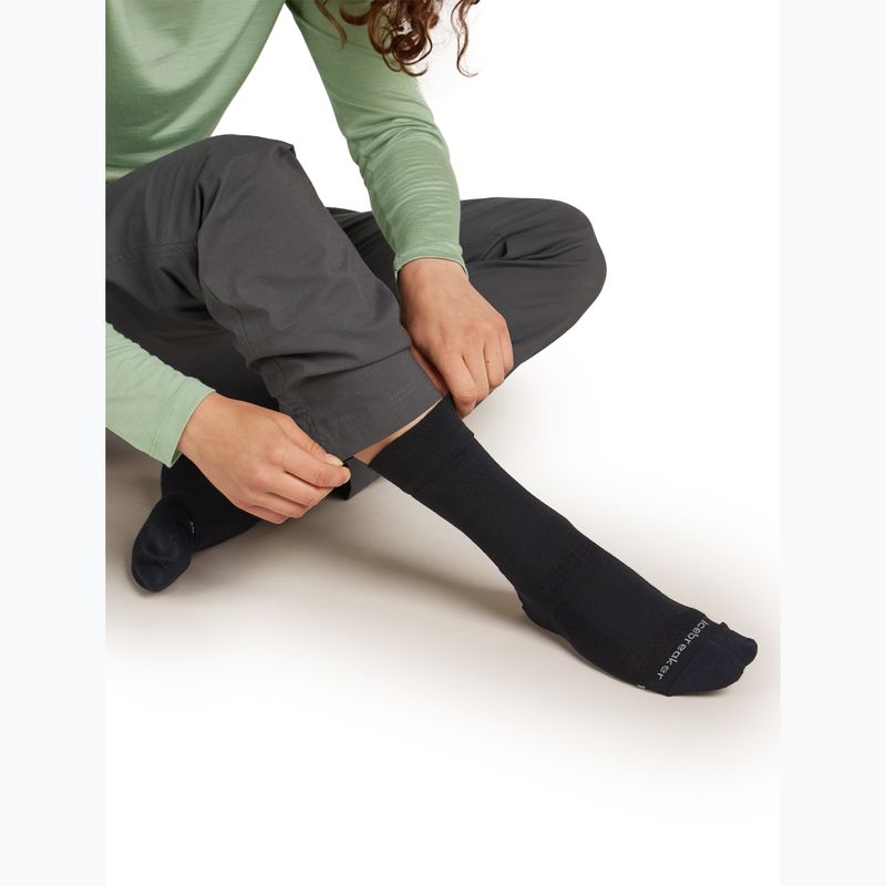 Дамски чорапи Icebreaker Merino Hike+ Liner Crew black 4