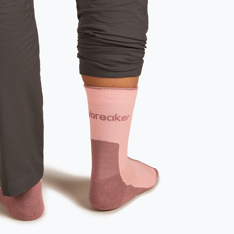 Дамски чорапи Icebreaker Merino Hike+ Light Crew blush/summit 5