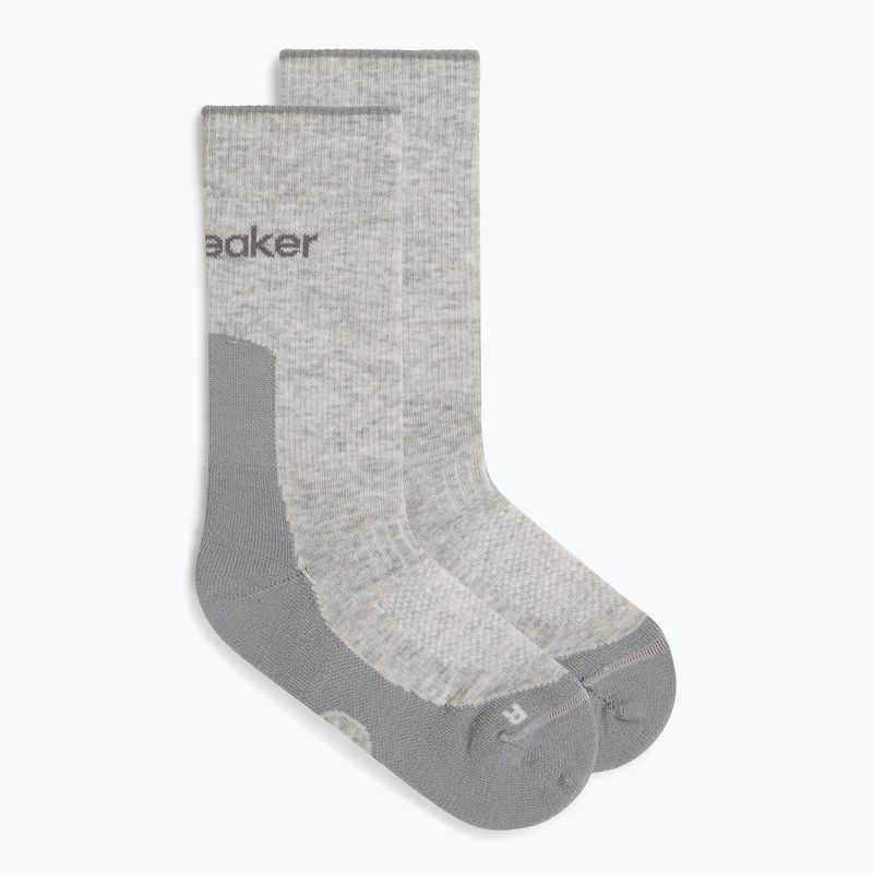 Дамски чорапи Icebreaker Merino Hike+ Light Crew blizzard heather/alloy 2