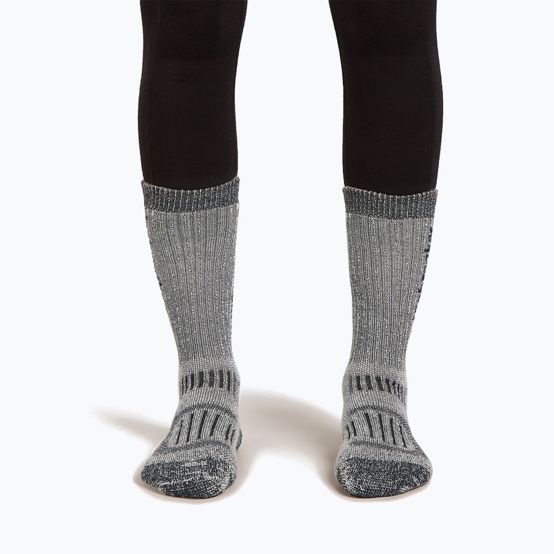 Дамски чорапи Icebreaker Merino Hike+ Mountaineer Mid Calf jet heather/black 3