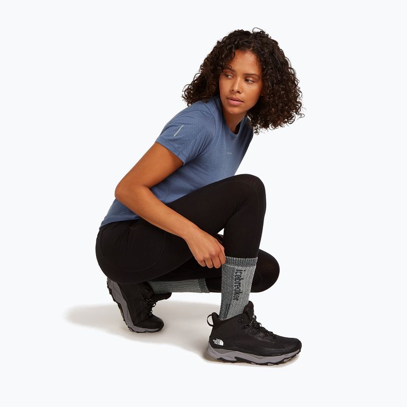 Дамски чорапи Icebreaker Merino Hike+ Mountaineer Mid Calf jet heather/black 5