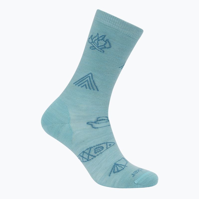Icebreaker дамски чорапи Merino Ultralight Crew Camp Ess hydro/topaz