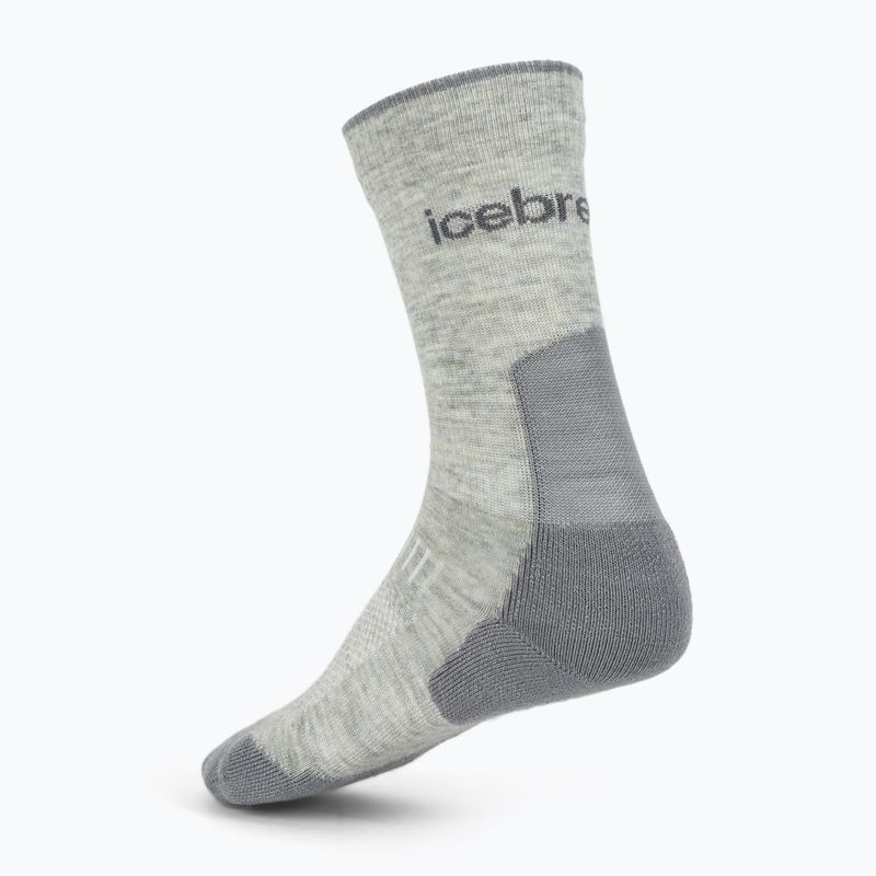 Дамски чорапи Icebreaker Merino Hike+ Light Crew 2 чифта blizzar hthr/alloy 2