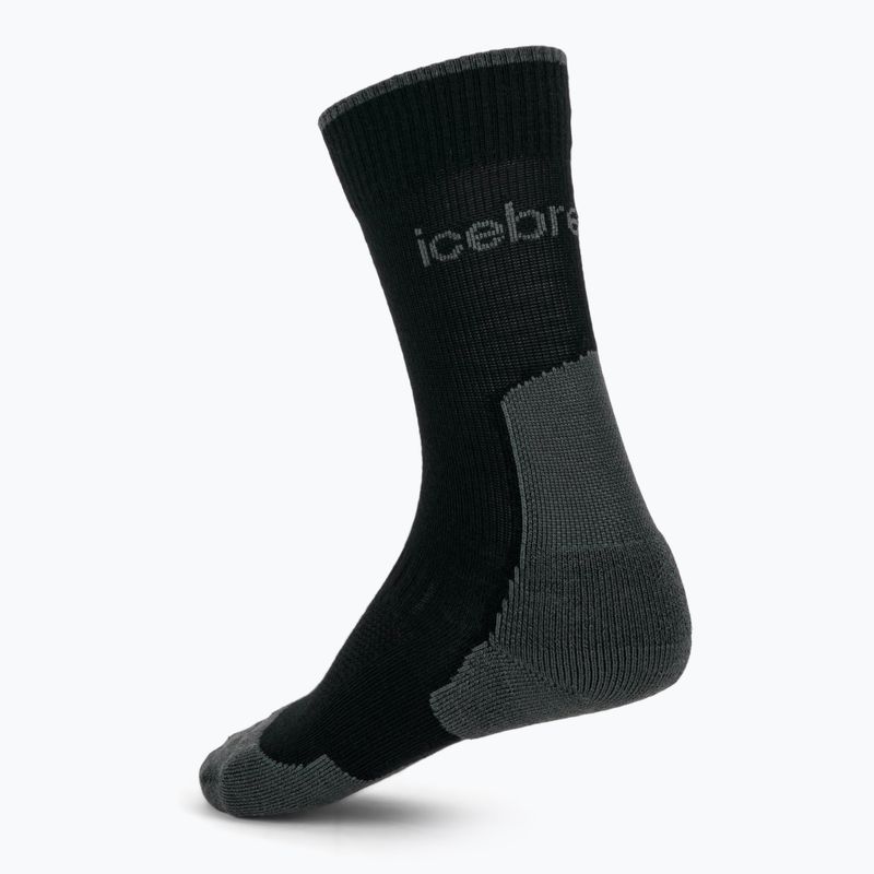 Мъжки чорапи Icebreaker Merino Hike+ Light Crew 2 чифта black/obsidian 2