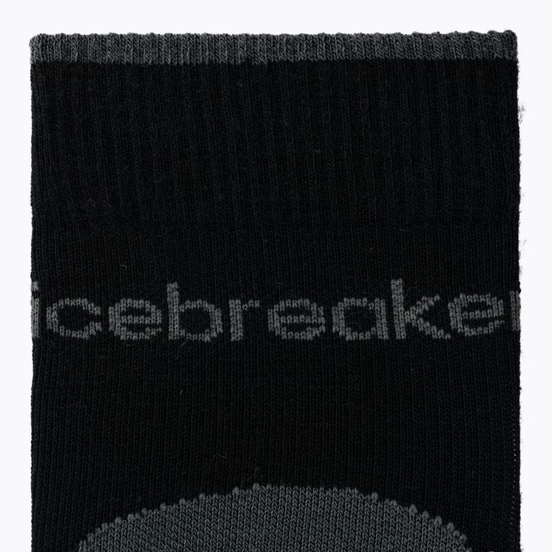 Мъжки чорапи Icebreaker Merino Hike+ Light Crew 2 чифта black/obsidian 3