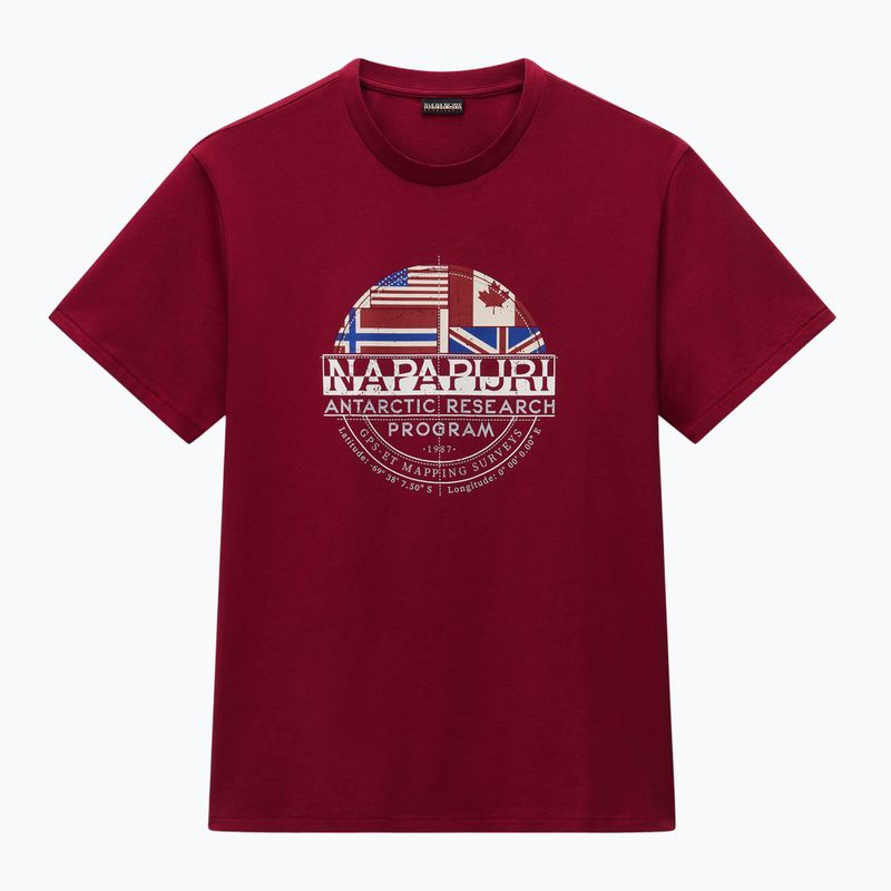 Мъжка тениска Napapijri S-Turin 1 tibetan red R1E