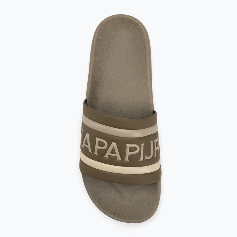 Мъжки чехли Napapijri NP0A4IQV dark olive 2 5