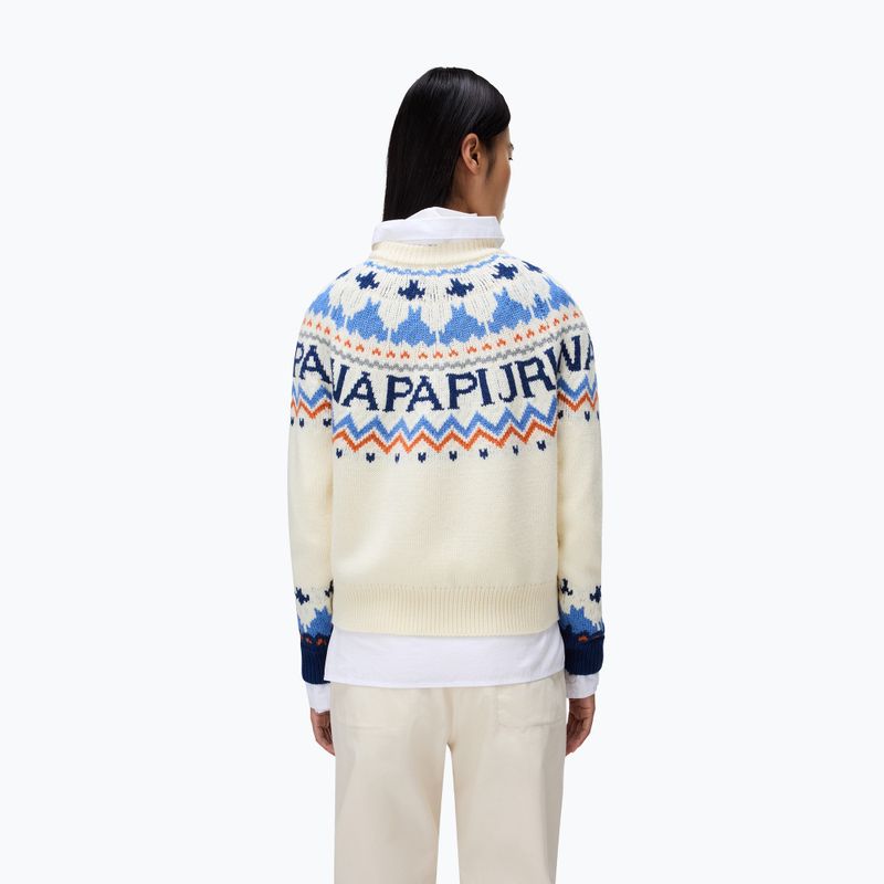 Дамски пуловер Napapijri D-Fiames C beige dimity 3