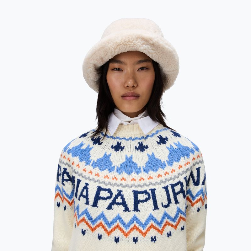 Дамски пуловер Napapijri D-Fiames C beige dimity 5