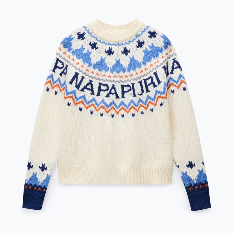 Дамски пуловер Napapijri D-Fiames C beige dimity 6