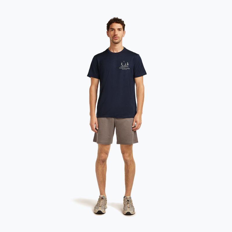 Мъжка тениска Icebreaker Merino 150 Tech Lite Peaceful Pass Tee midnight navy 2