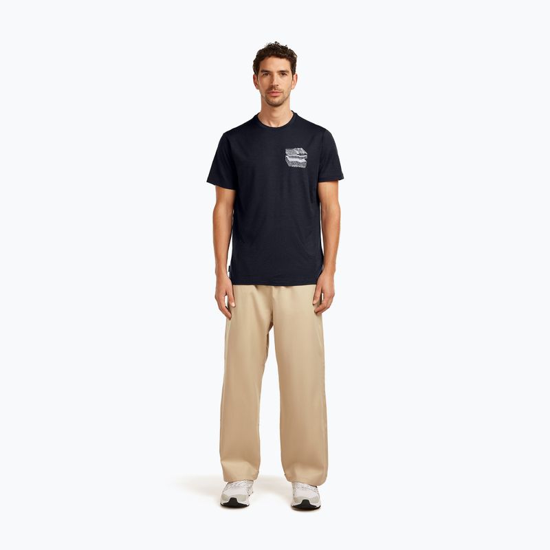 Мъжка тениска Icebreaker Merino 150 Tech Lite Evolving Lay Tee midnight navy 2