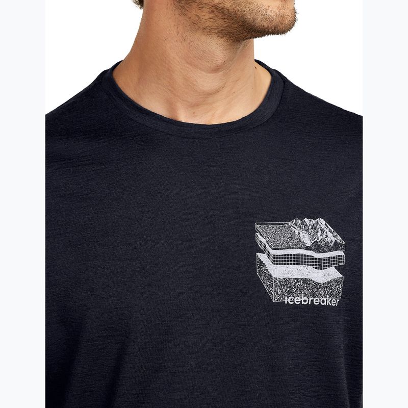 Мъжка тениска Icebreaker Merino 150 Tech Lite Evolving Lay Tee midnight navy 5