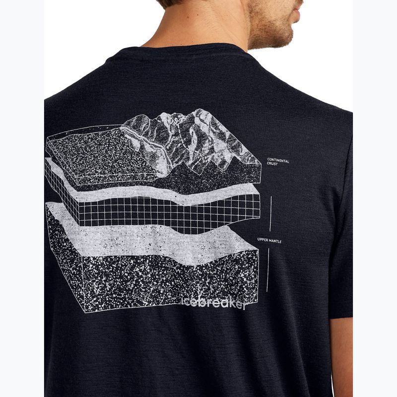 Мъжка тениска Icebreaker Merino 150 Tech Lite Evolving Lay Tee midnight navy 6