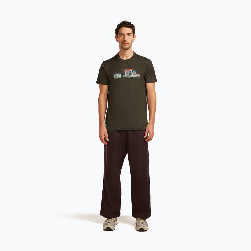 Мъжка тениска Icebreaker Merino 150 Tech Lite Transportage Tee dark loden 2