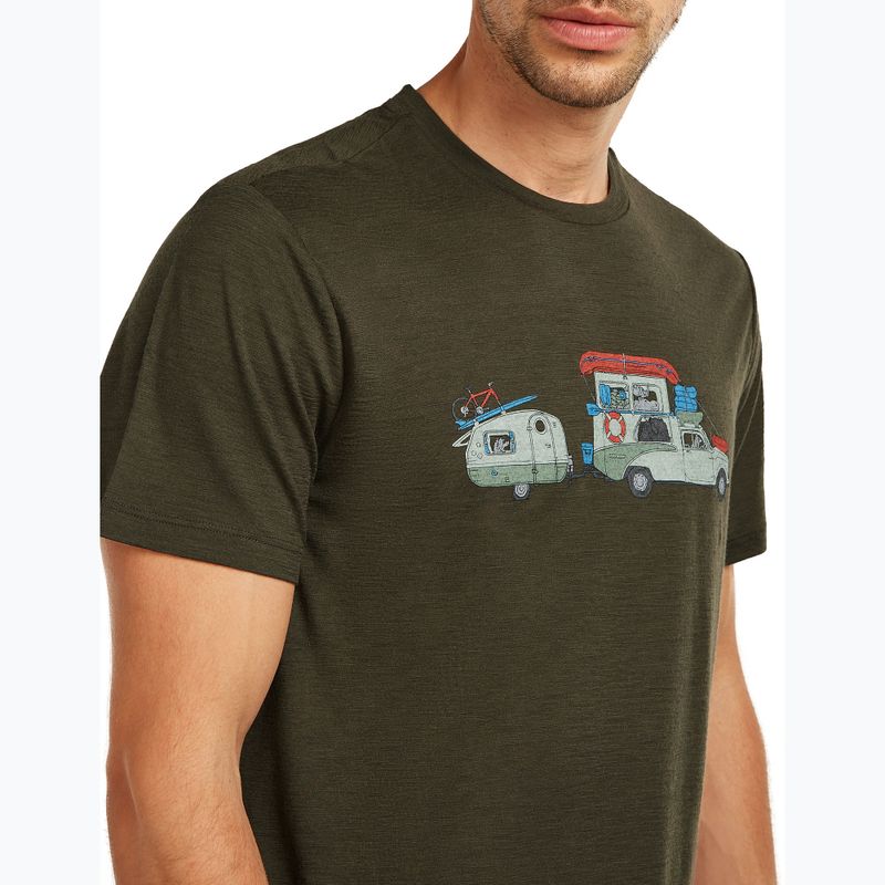Мъжка тениска Icebreaker Merino 150 Tech Lite Transportage Tee dark loden 5