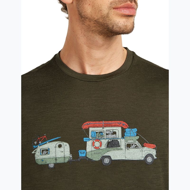 Мъжка тениска Icebreaker Merino 150 Tech Lite Transportage Tee dark loden 6