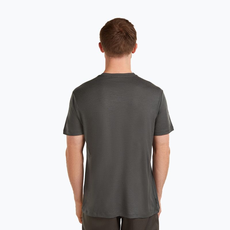Мъжка тениска Icebreaker Merino 150 Tech Lite The Peaks obsidian 3
