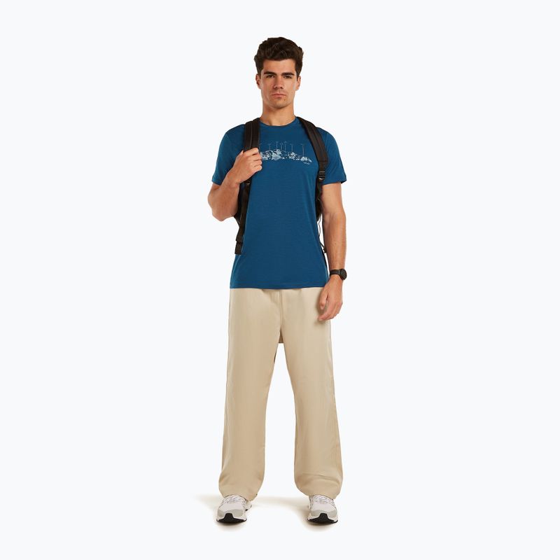 Мъжка тениска Icebreaker Merino 150 Tech Lite The Peaks atlantis 4