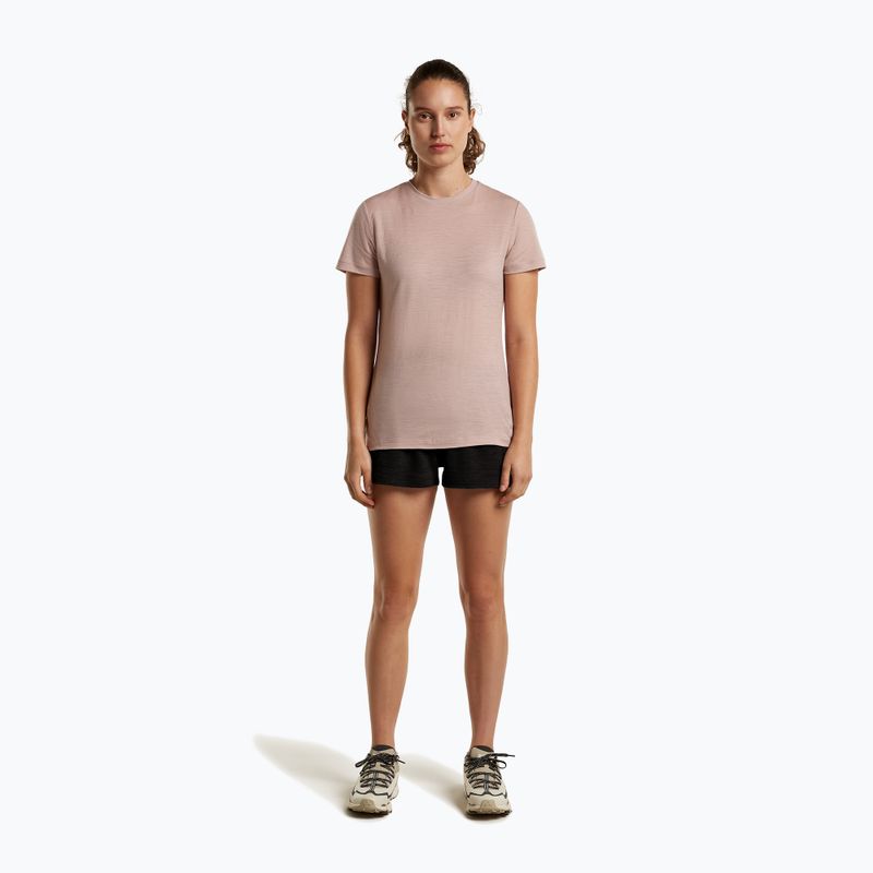 Дамска тениска за трекинг Icebreaker Merino 150 Tech Lite III Tee pink quartz 2