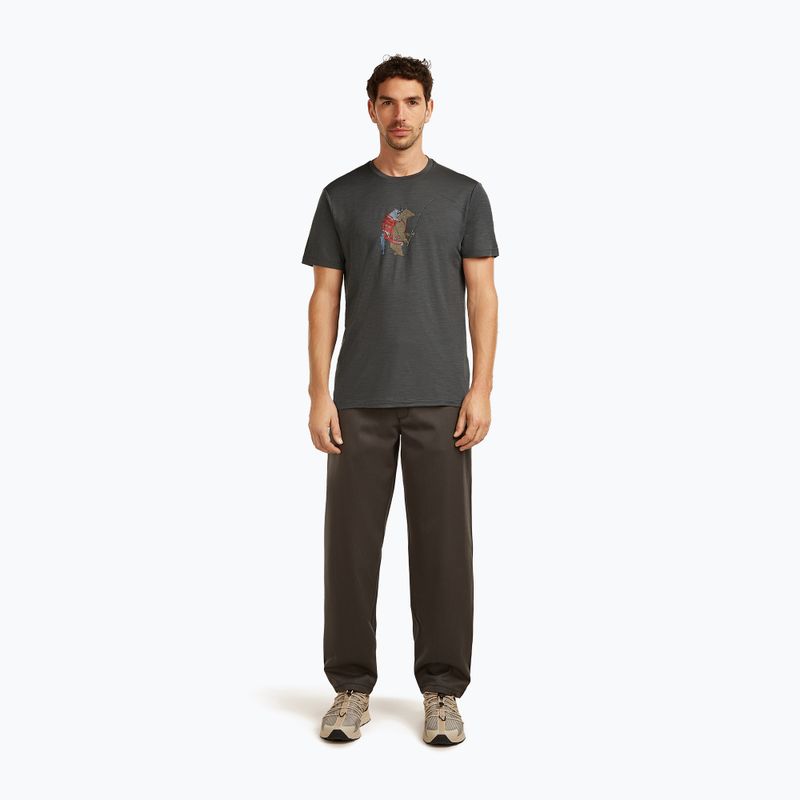 Мъжка тениска Icebreaker Merino 150 Tech Lite Bear Catch Tee obsidian 2