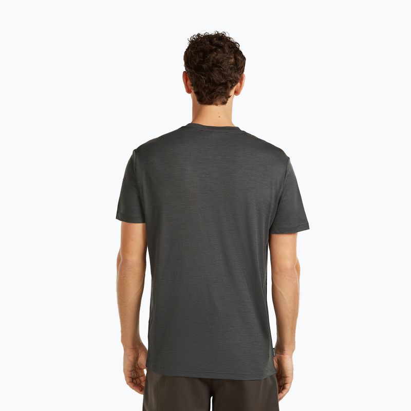 Мъжка тениска Icebreaker Merino 150 Tech Lite Bear Catch Tee obsidian 3