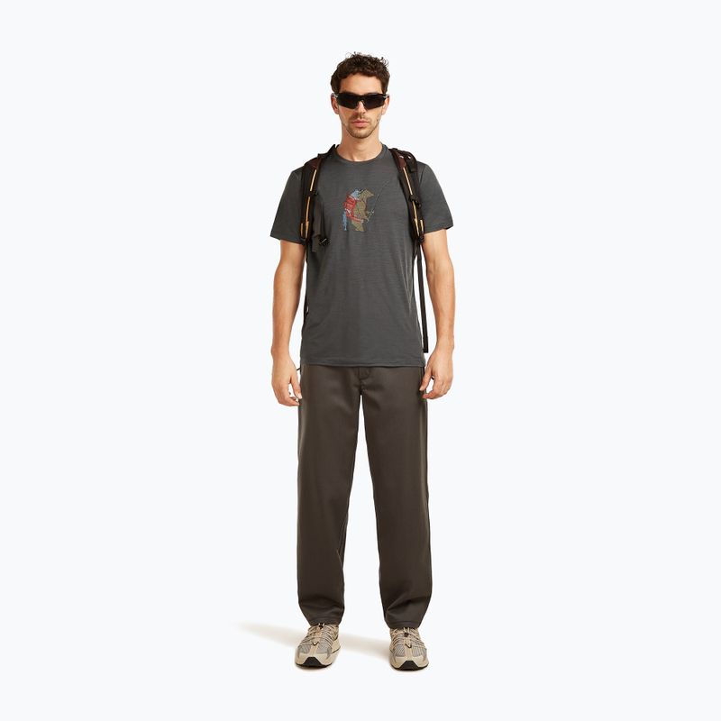 Мъжка тениска Icebreaker Merino 150 Tech Lite Bear Catch Tee obsidian 4