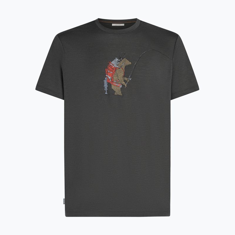 Мъжка тениска Icebreaker Merino 150 Tech Lite Bear Catch Tee obsidian 7