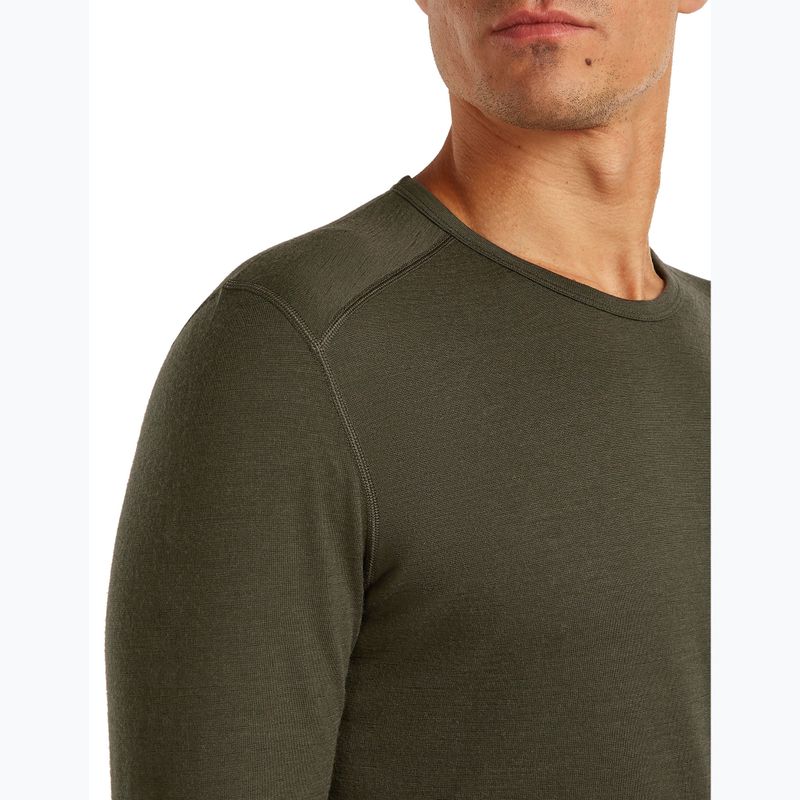 Мъжка термоактивна блуза с дълъг ръкав Icebreaker 200 Oasis Crewe  dark loden 6